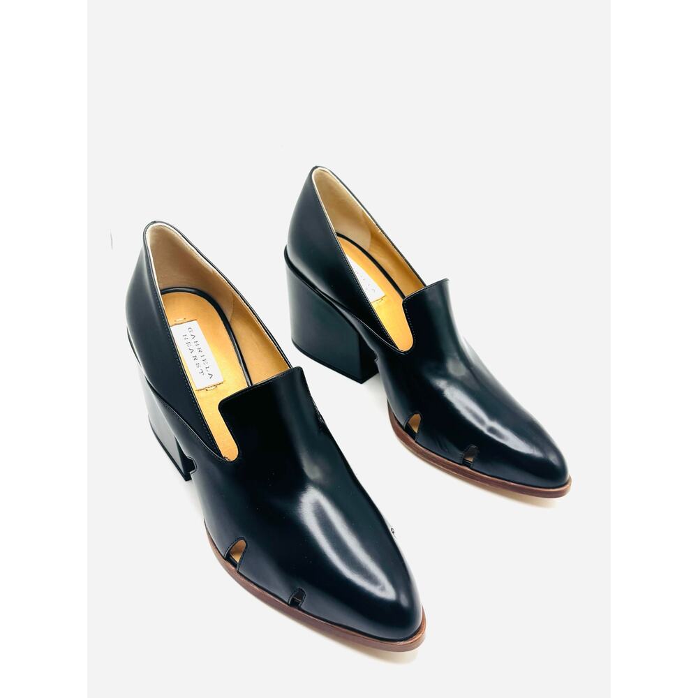 Gabriela Hearst Eliza 80mm Leather Loafer Pumps NIB Black EU 41 - Picture 7 of 10